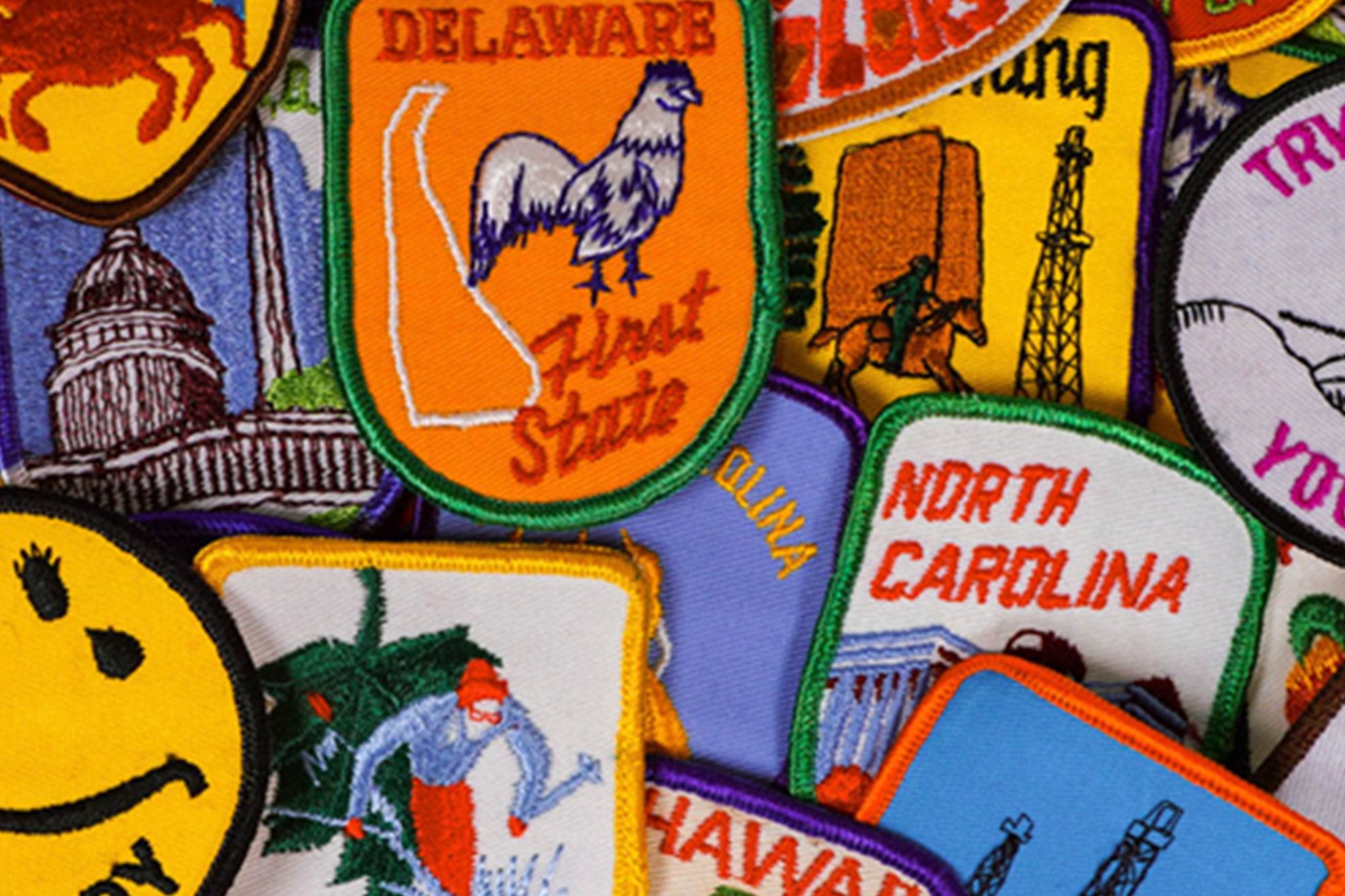Vintage State Patches – Oxford Pennant