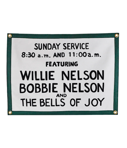Sunday Service Camp Flag • Willie Nelson x Oxford Pennant