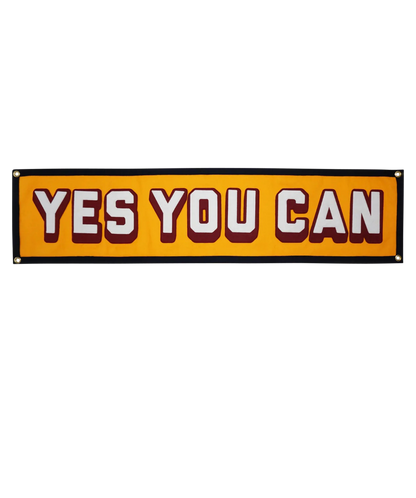 Yes You Can Gold Banner • Kelle Hampton x Oxford Pennant Original