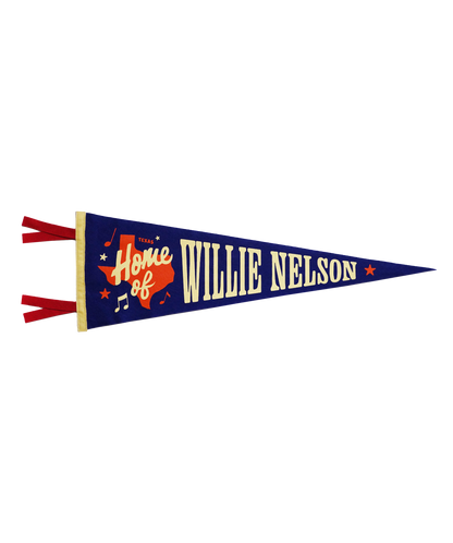 Home of Willie Nelson Pennant • Willie Nelson x Oxford Pennant