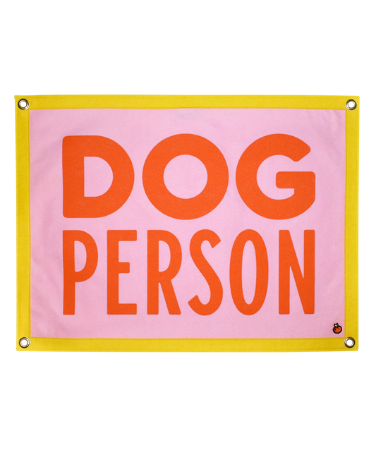 Dog Person Camp Flag • Maxine x Oxford Pennant