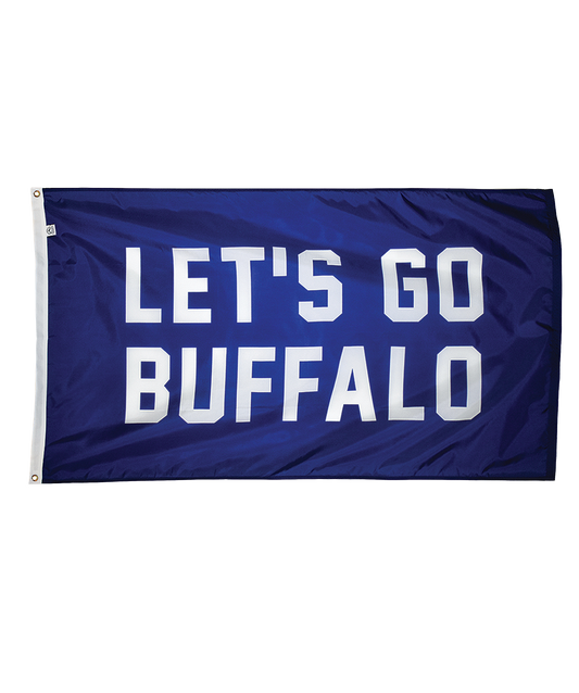 Let's Go Buffalo Outdoor Flag