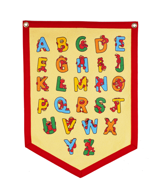 Elmo Alphabet Camp Flag • Sesame Street x Oxford Pennant