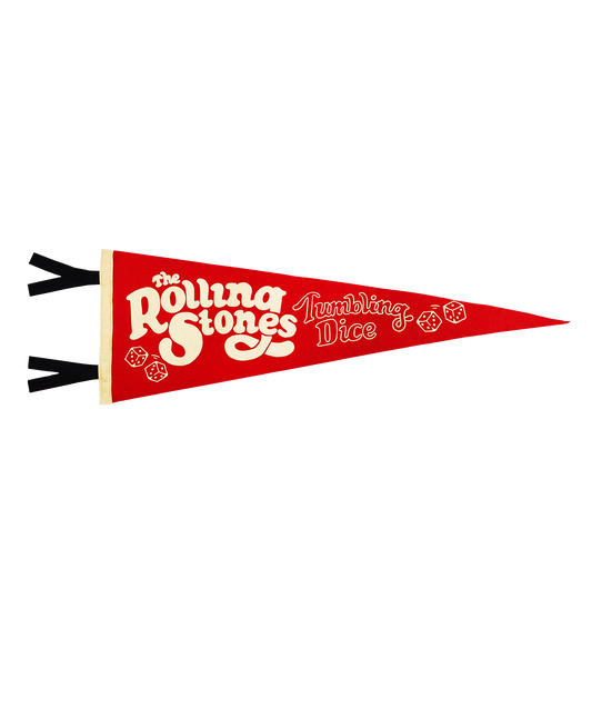 Tumbling Dice Pennant • The Rolling Stones x Oxford Pennant