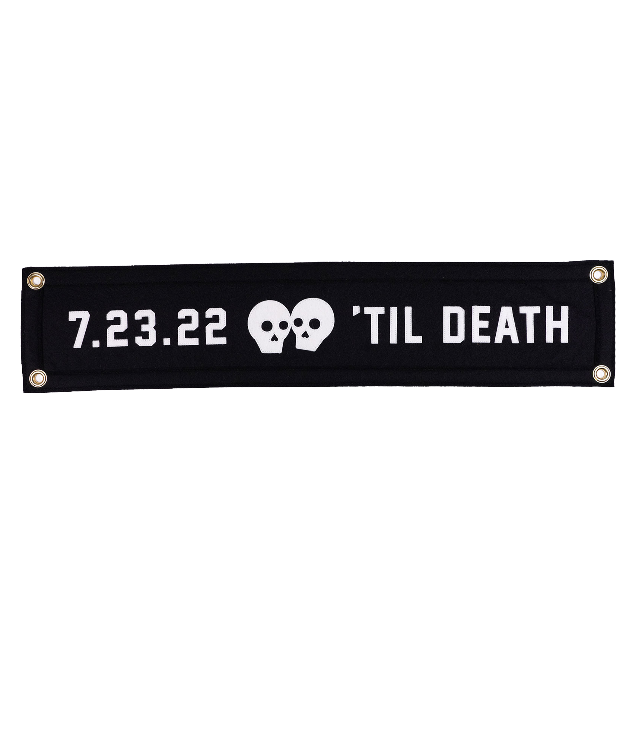 Personalized 'Til Death Anniversary Banner