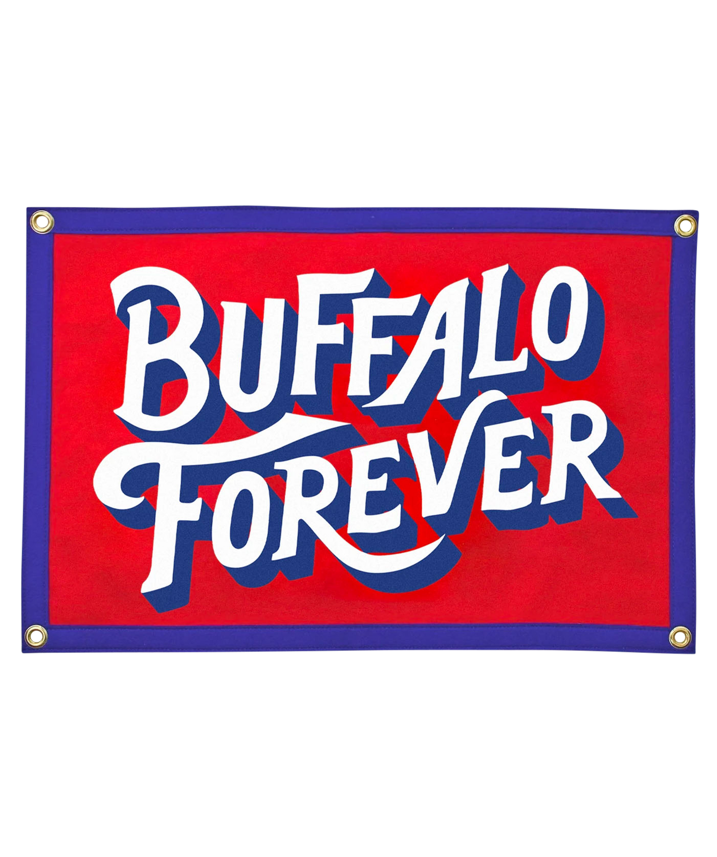 Buffalo Forever Camp Flag