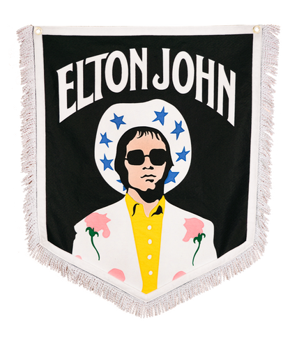Cowboy Banner • Elton John x Oxford Pennant