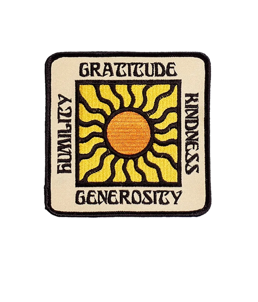Gratitude Embroidered Patch • Real Fun, Wow! x Oxford Pennant