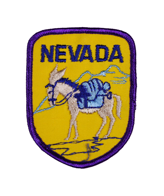 Vintage Nevada Embroidered Patch