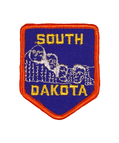 Vintage South Dakota Embroidered Patch