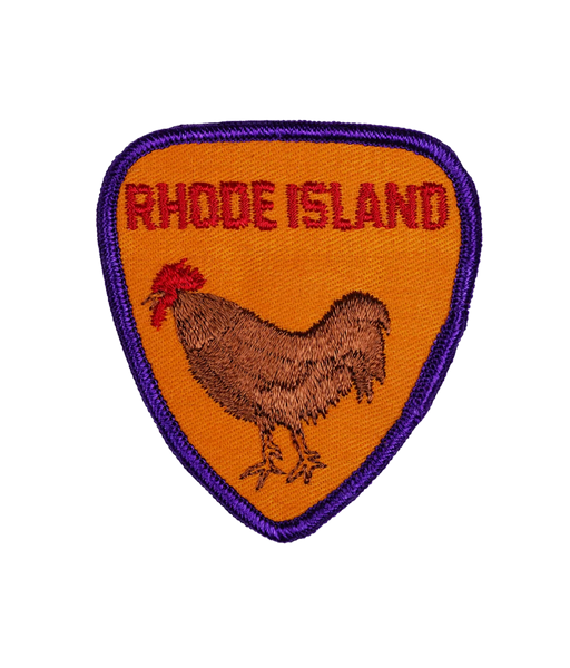 Vintage Rhode Island Embroidered Patch