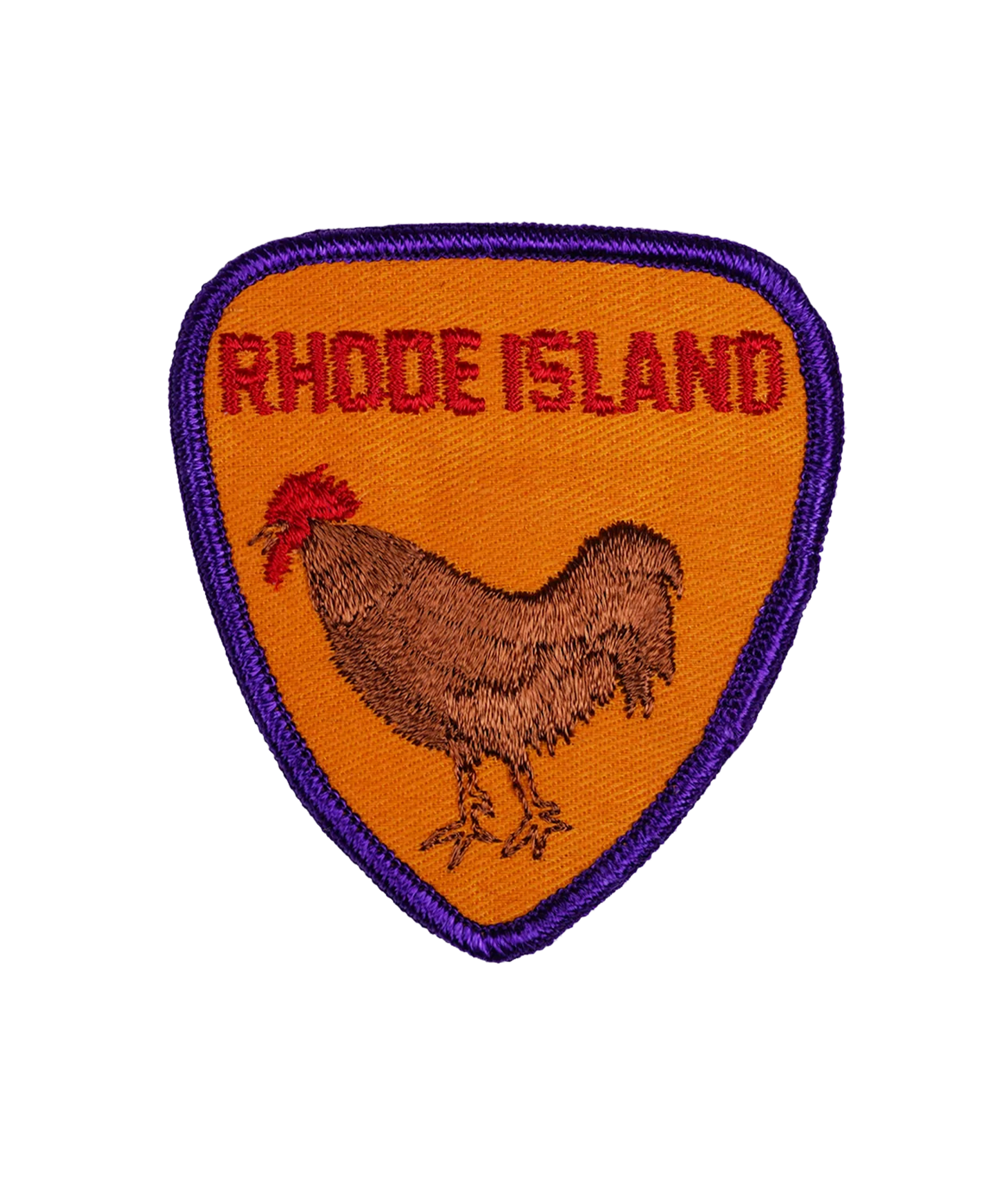 Vintage Rhode Island Embroidered Patch