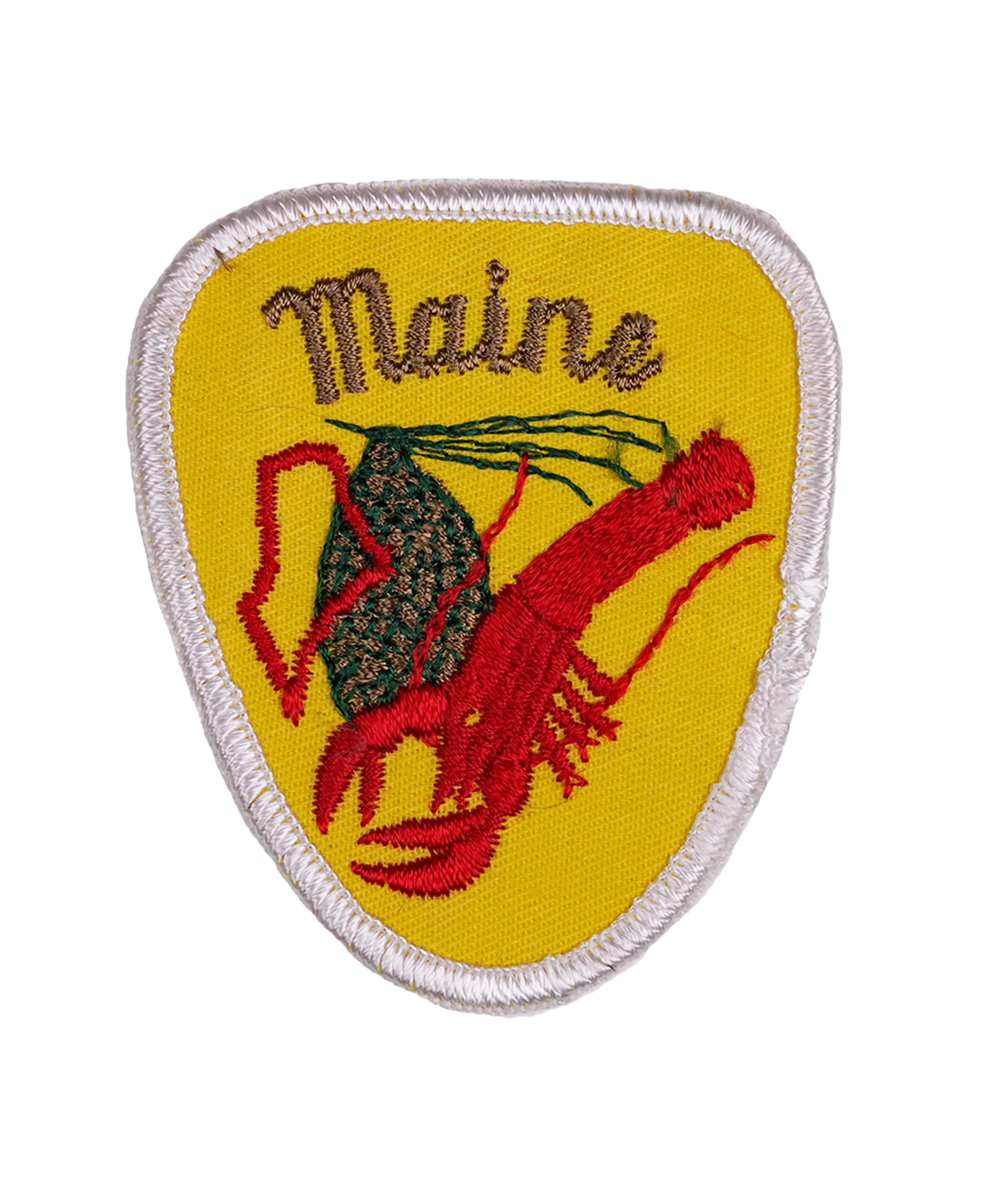 Vintage Maine Embroidered Patch