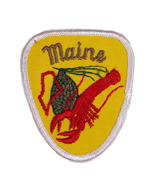 Vintage Maine Embroidered Patch