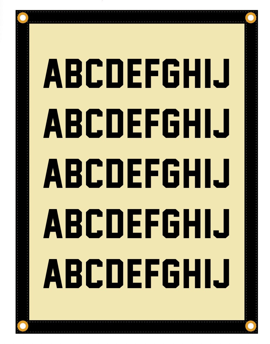 18"x24" Cut-And-Sewn 4-Sided Vertical Banner