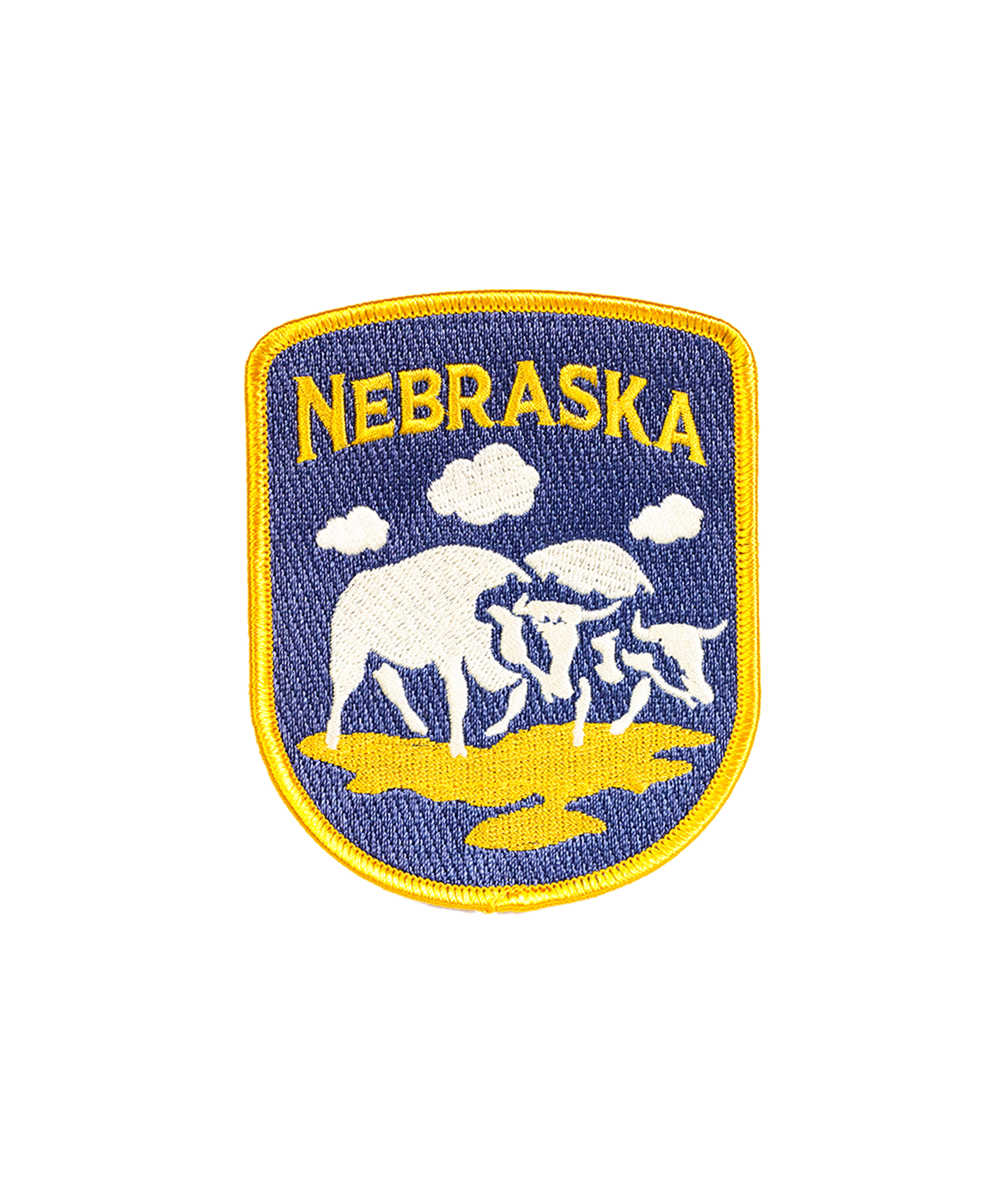 Nebraska Embroidered Patch