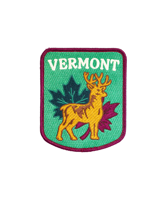 Vermont Embroidered Patch