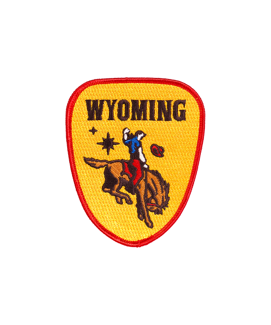 Wyoming Embroidered Patch