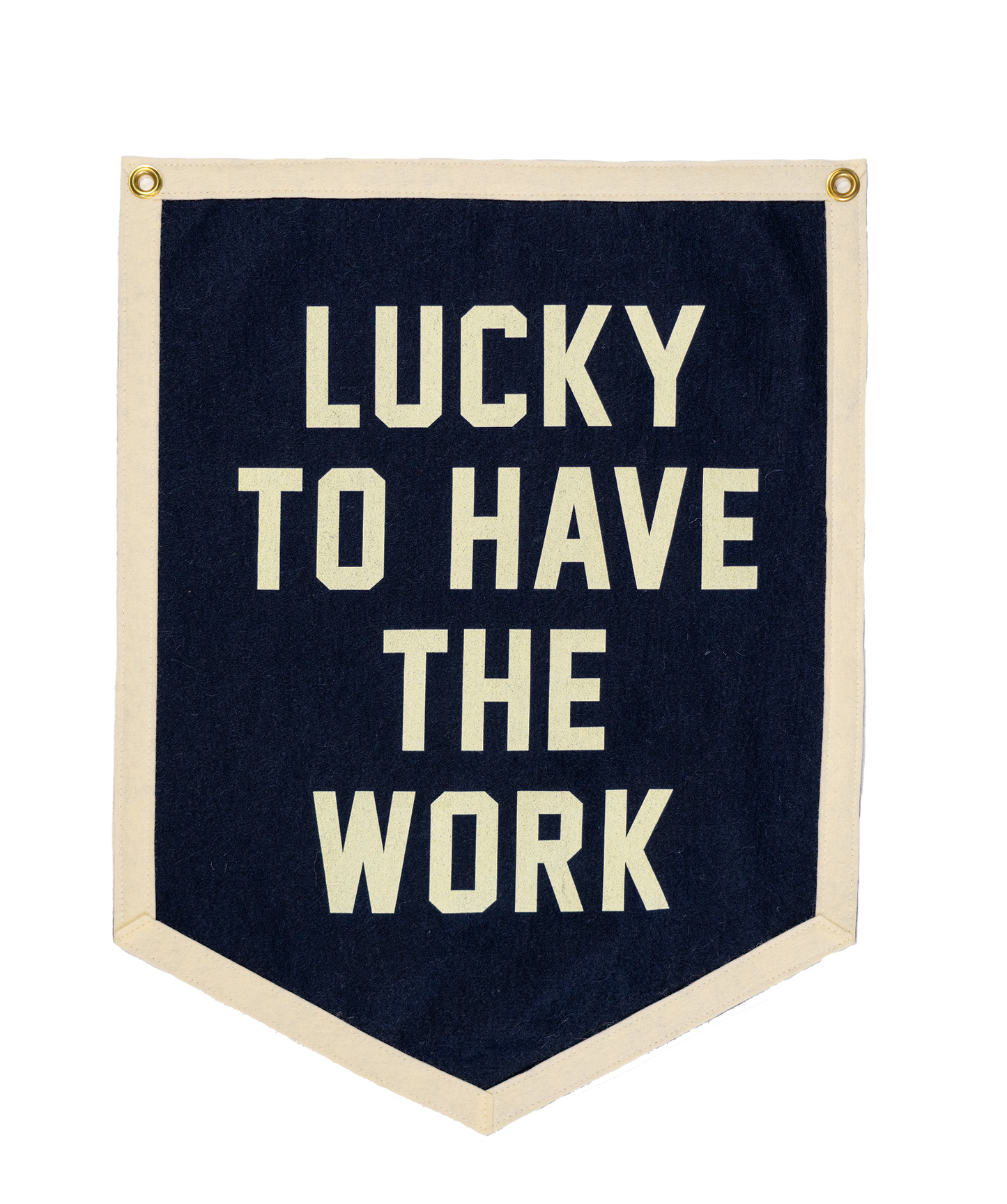 Lucky To Have The Work Camp Flag • Jason Isbell x Oxford Pennant