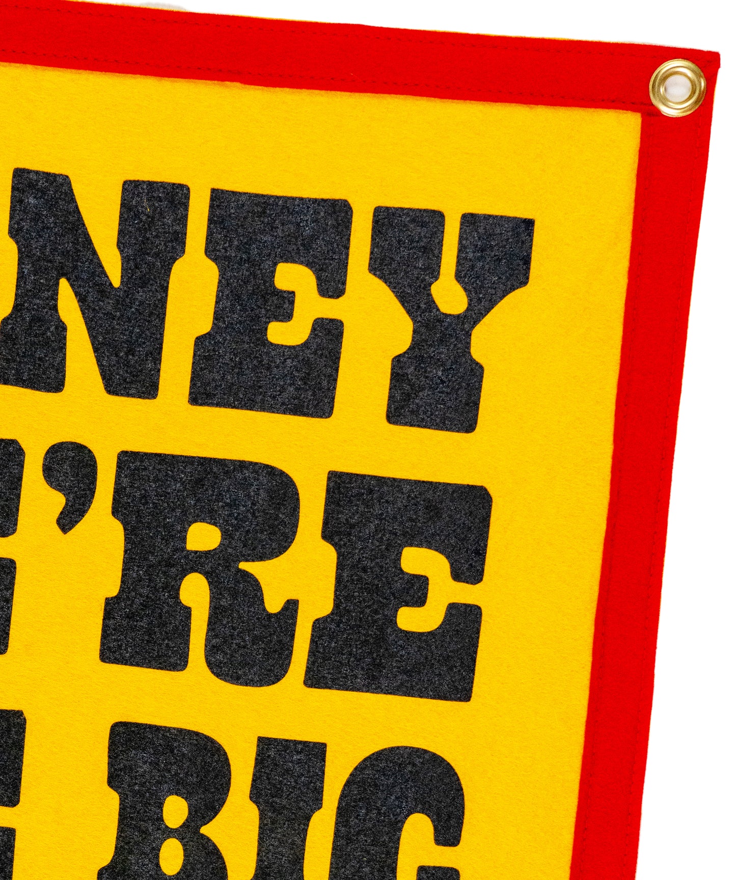 We're The Big Door Prize Camp Flag • John Prine x Oxford Pennant