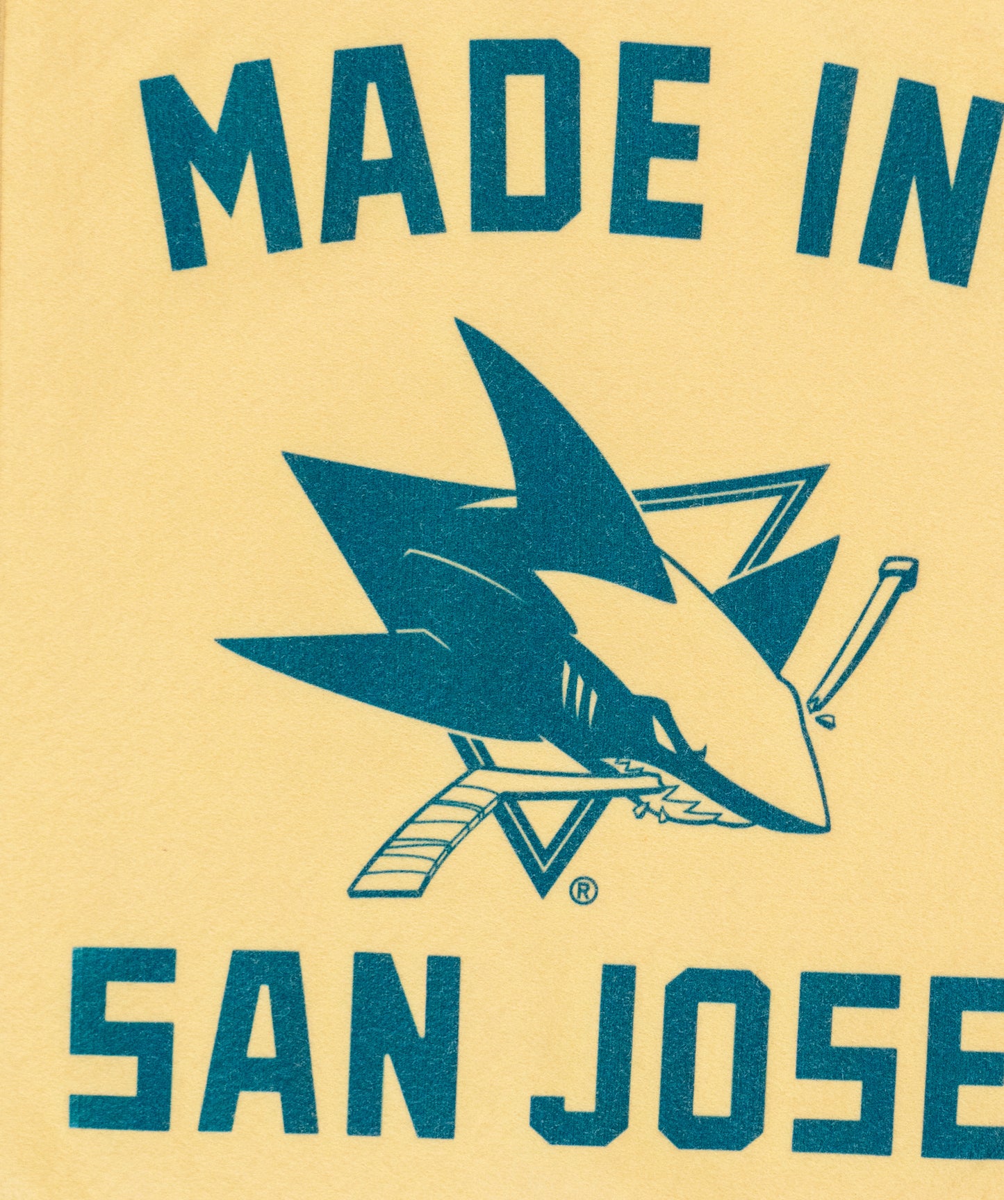 Made In San Jose: San Jose Sharks Camp Flag • NHL x Oxford Pennant