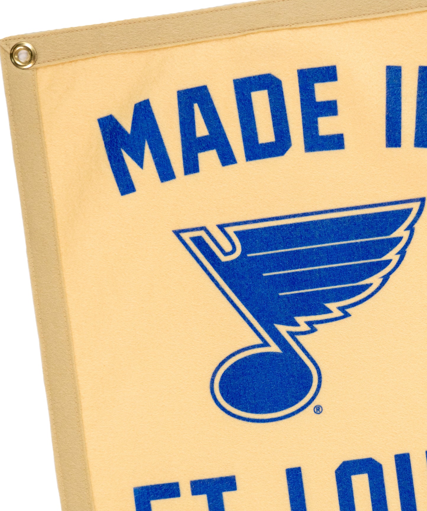 Made In St. Louis: St. Louis Blues Camp Flag • NHL x Oxford Pennant