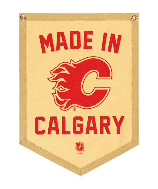 Calgary Flames Camp Flag | NHL x Oxford Pennant