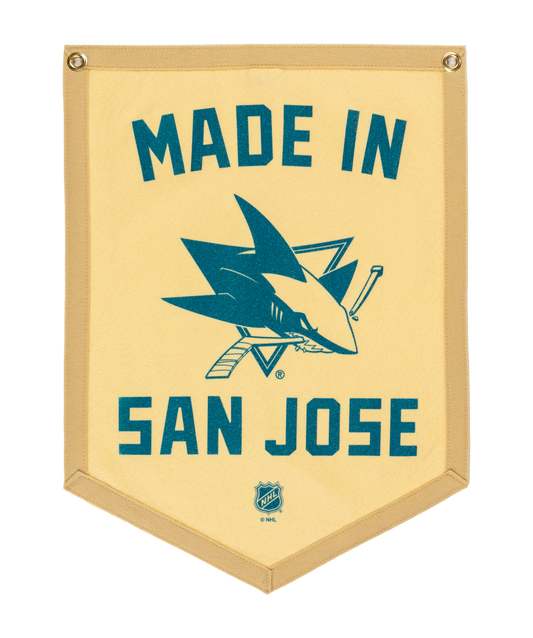 San Jose Sharks Camp Flag| NHL x Oxford Pennant