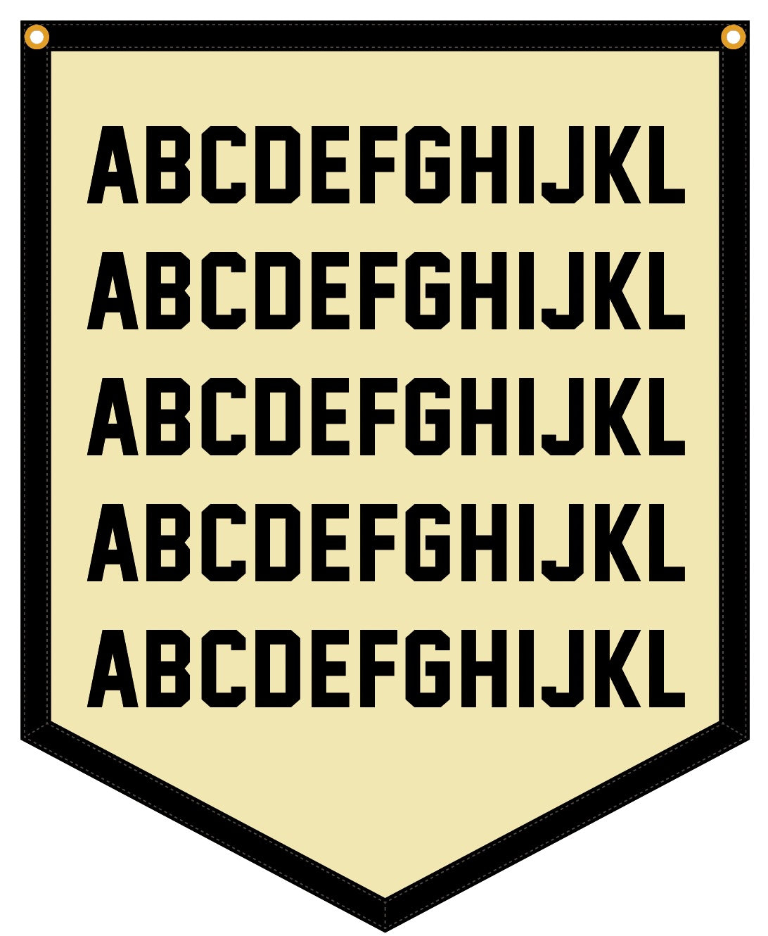 24"x30" Cut-And-Sewn 5-Sided Banner