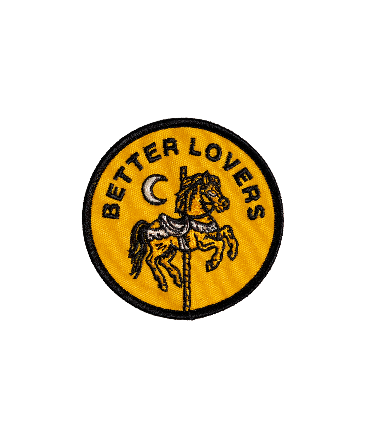 Better Lovers Carousel Horse Embroidered Patch • Better Lovers x Oxford Pennant
