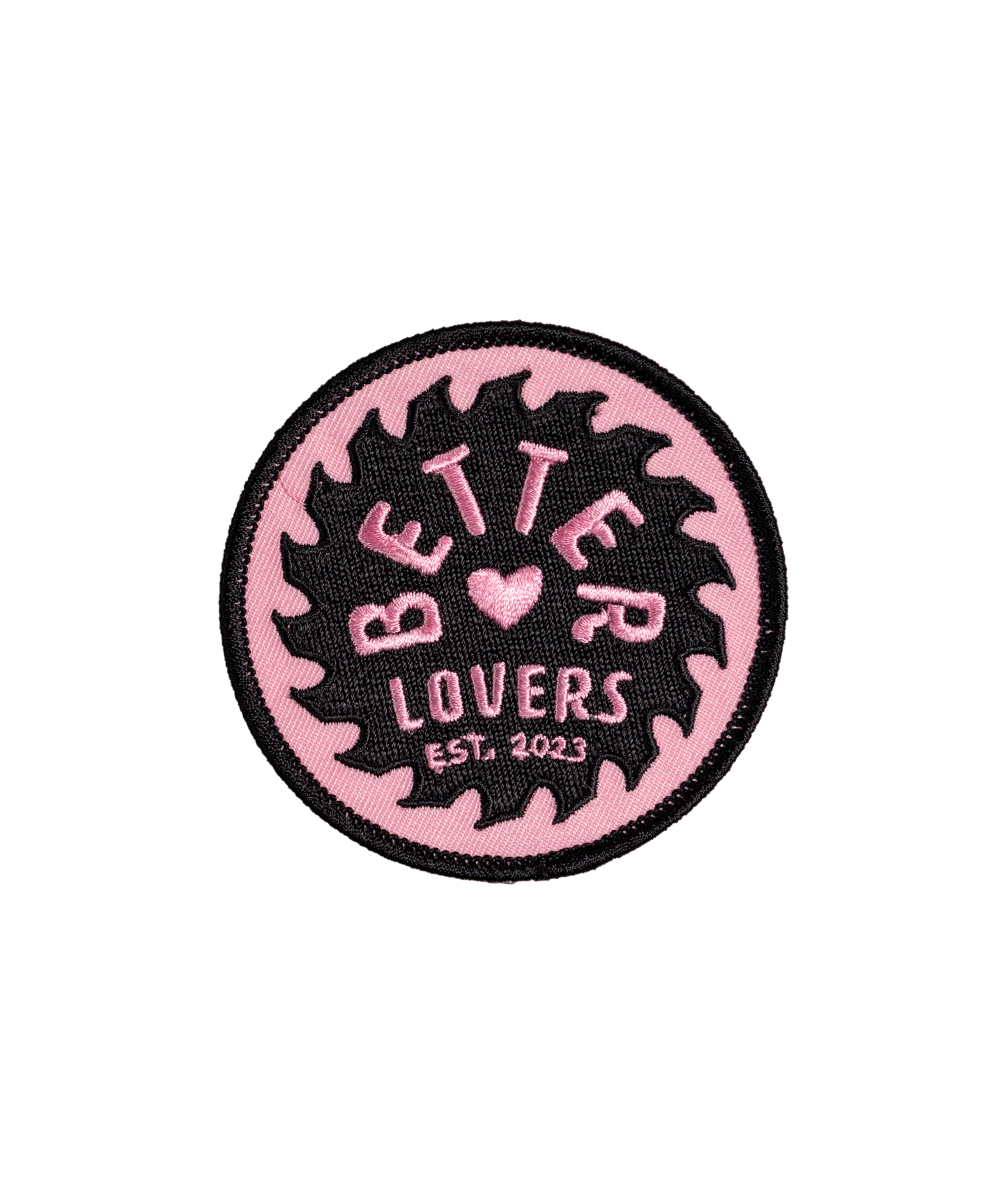 Better Lovers Saw Blade Embroidered Patch • Better Lovers x Oxford Pennant