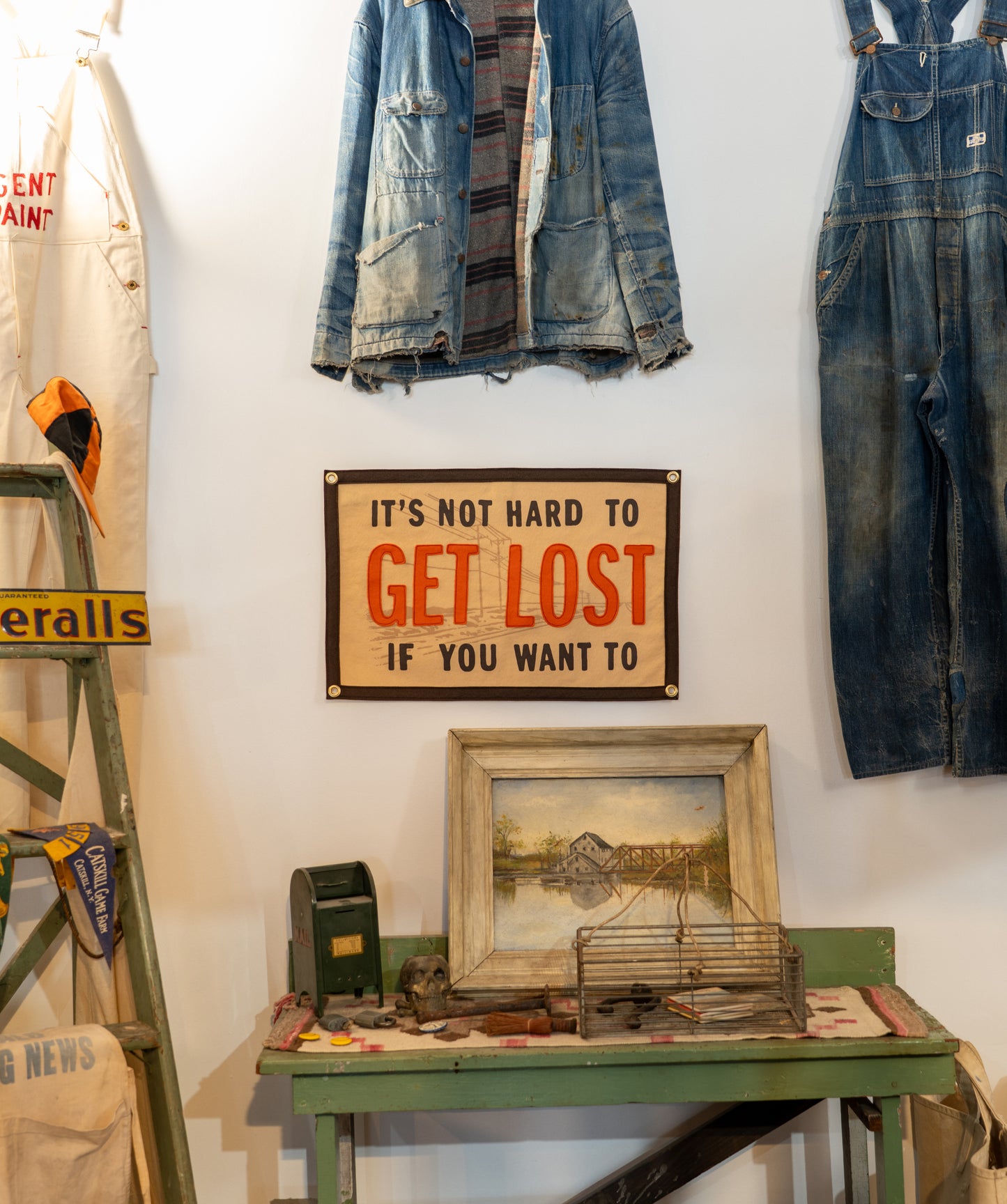 It's Not Hard to Get Lost Banner • Billy Strings x Oxford Pennant