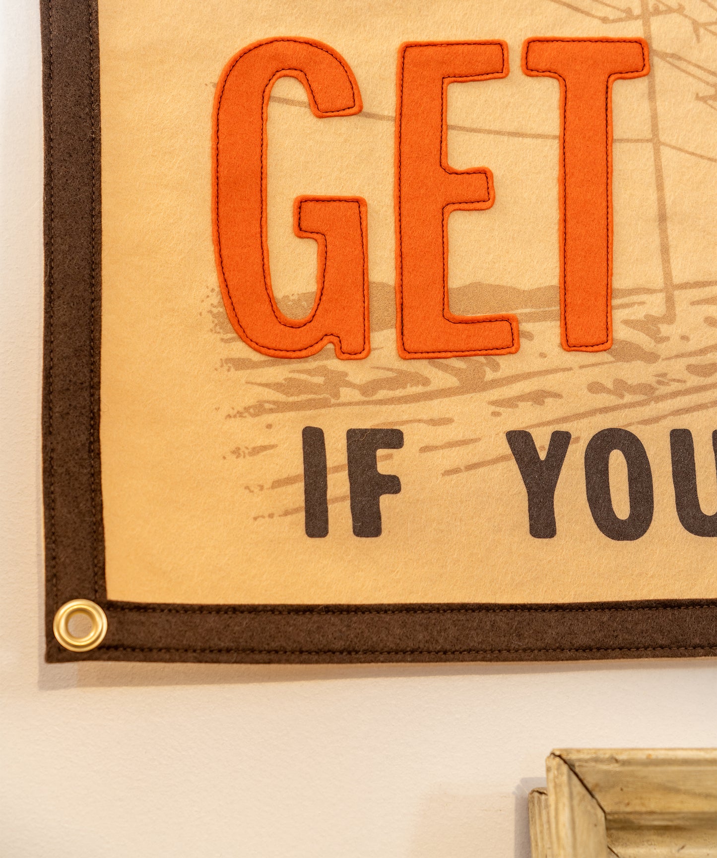 It's Not Hard to Get Lost Banner • Billy Strings x Oxford Pennant