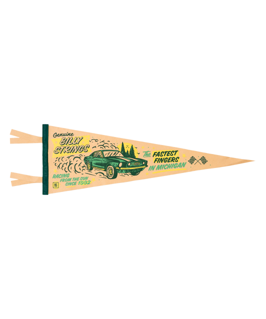 Genuine Billy Strings Pennant • Billy Strings x Oxford Pennant