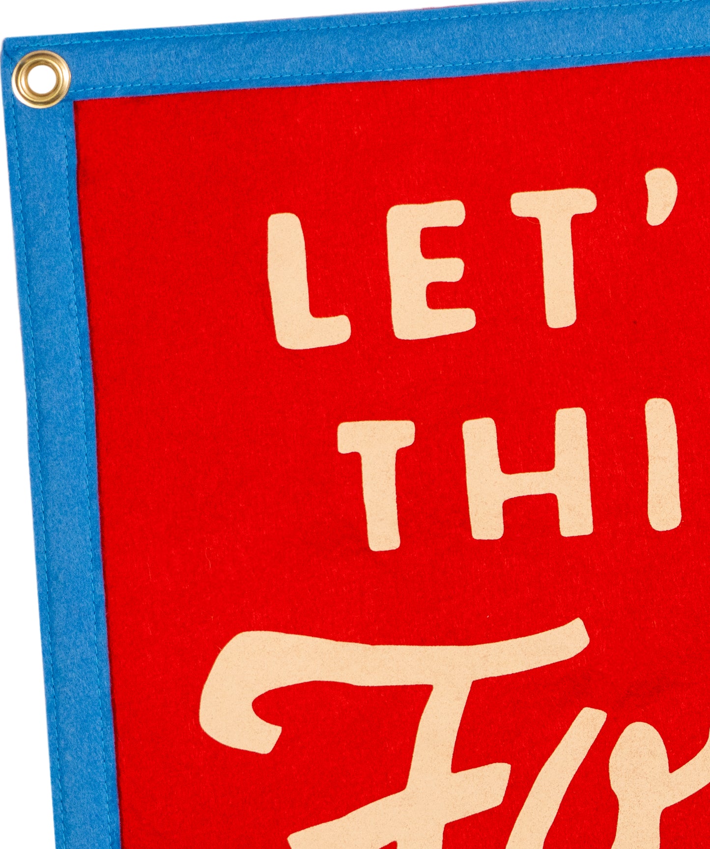 Let's Make This Last Forever Camp Flag • blink-182 x Oxford Pennant