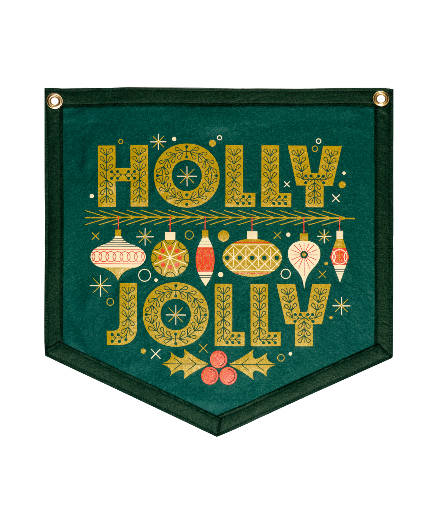 Holly Jolly Camp Flag • Invisible Creature x Oxford Pennant