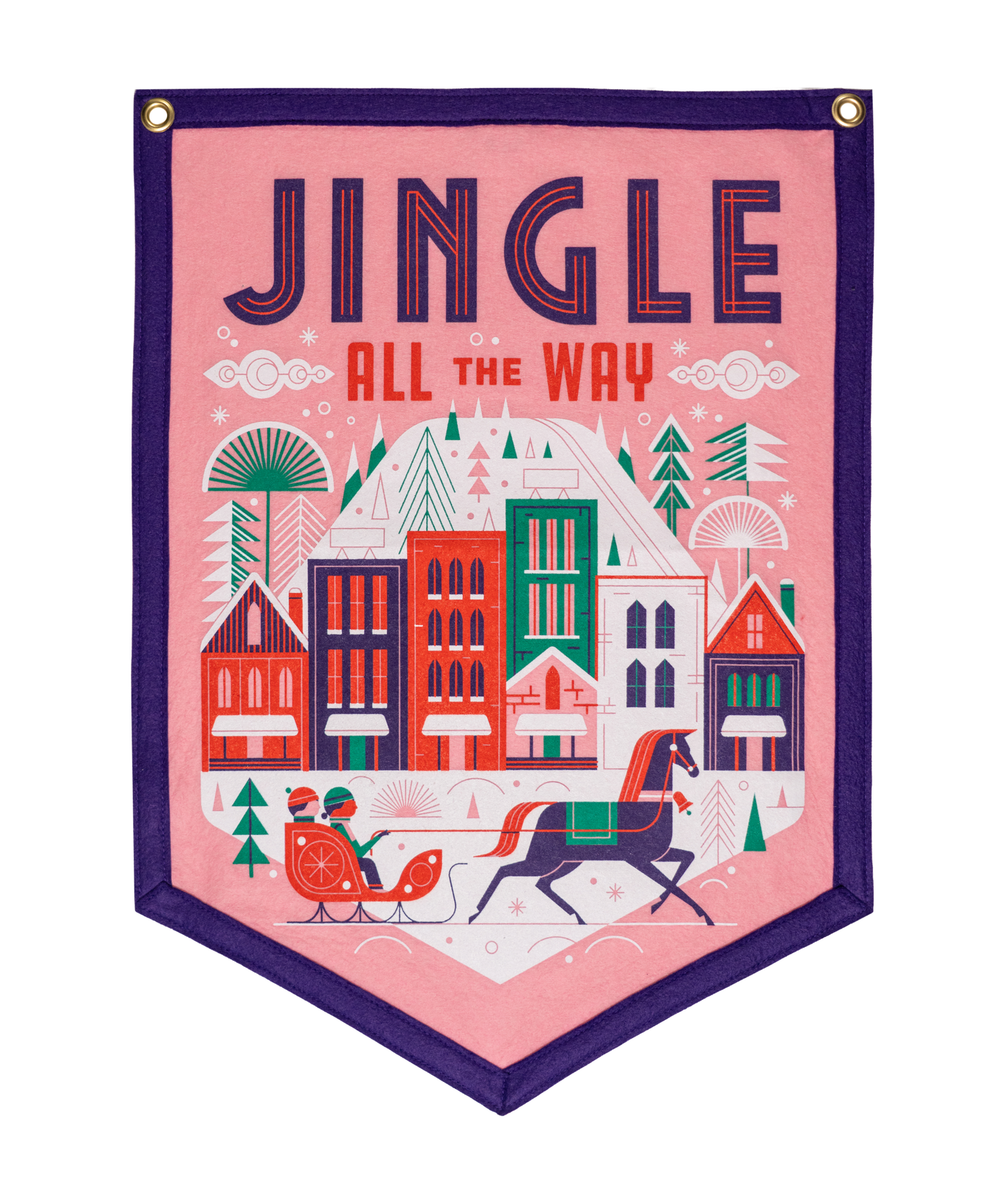 Jingle All The Way Camp Flag • Invisible Creature x Oxford Pennant