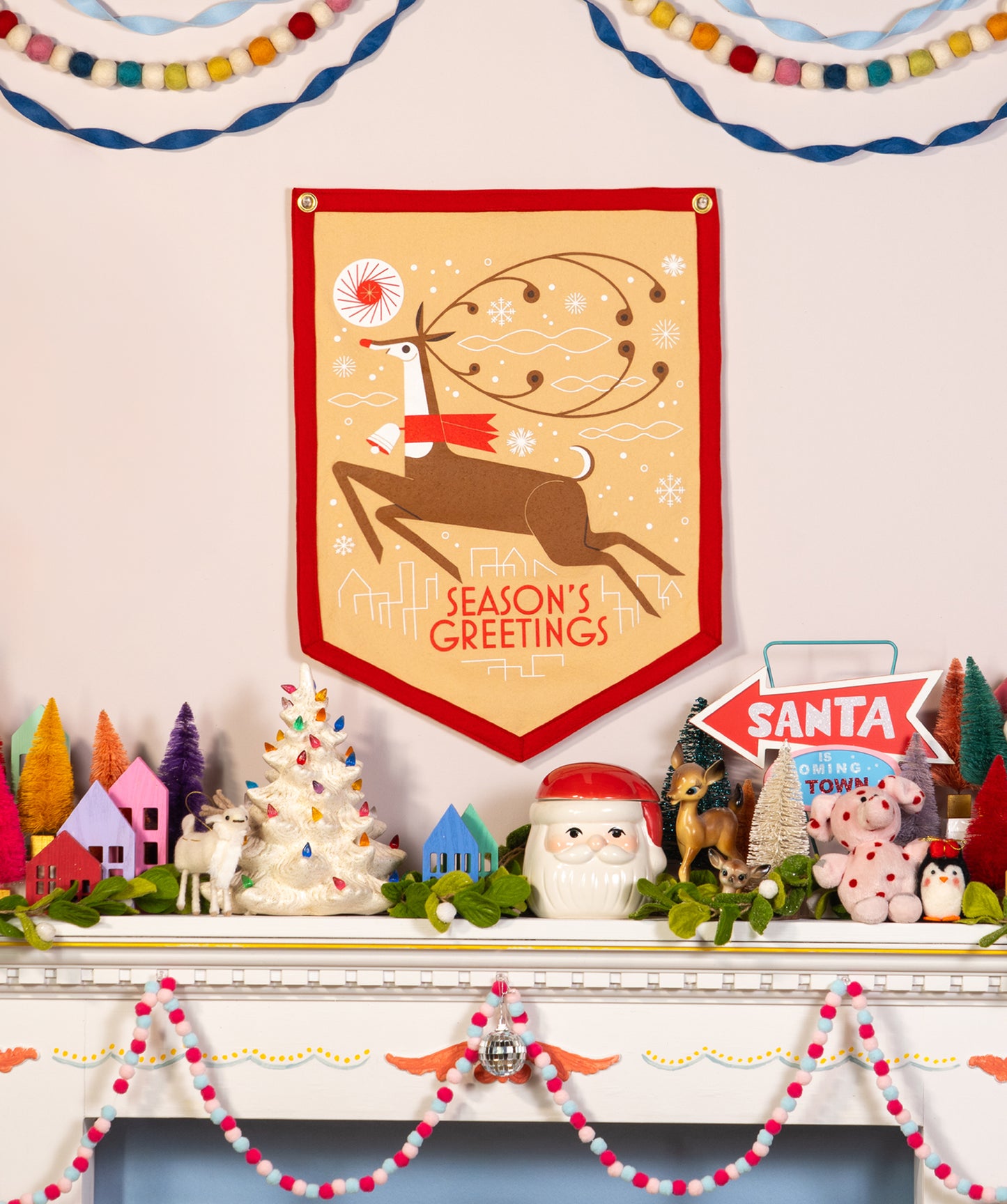 Season's Greetings Camp Flag • Invisible Creature x Oxford Pennant