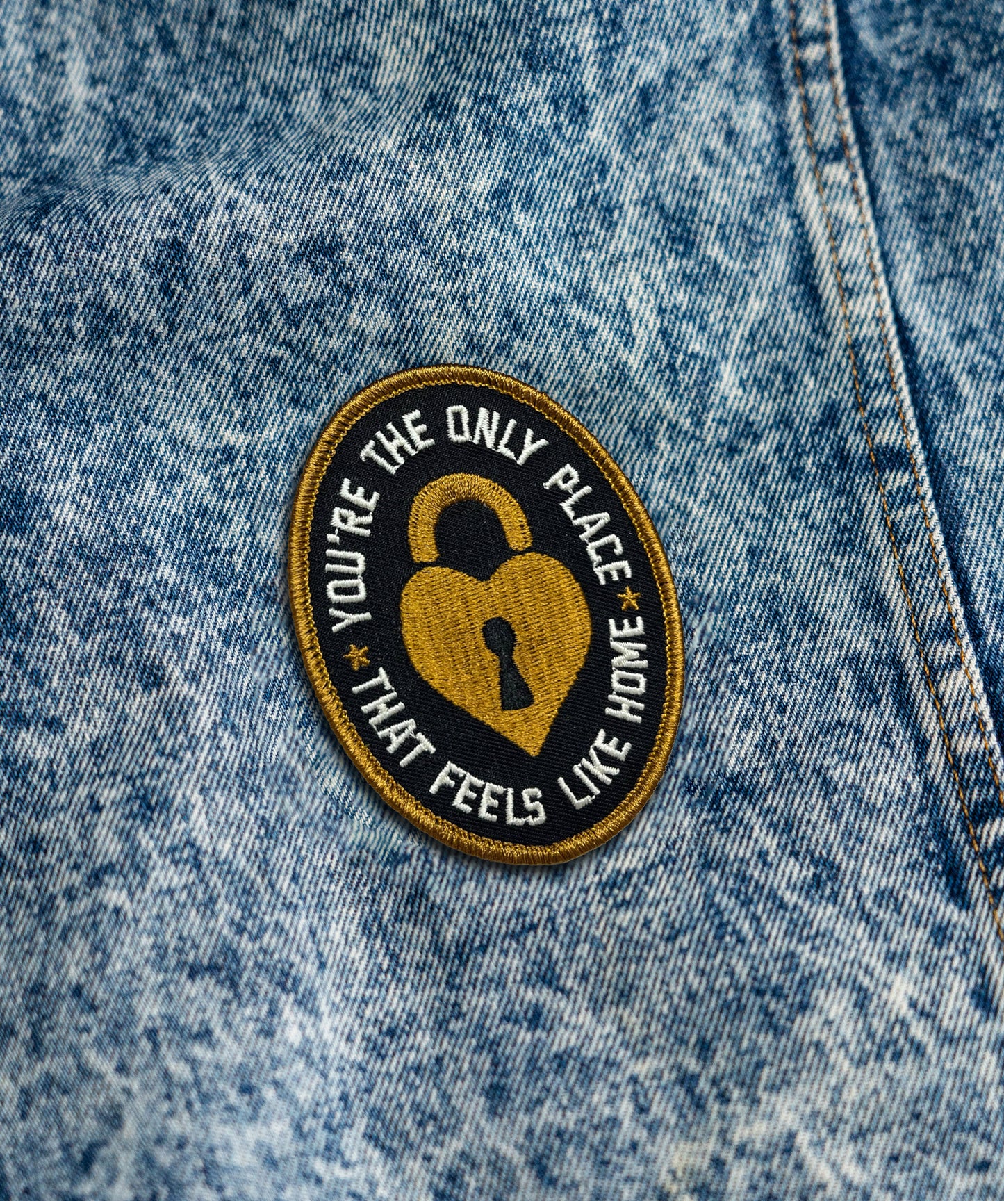 Feels Like Home Embroidered Patch • Fall Out Boy x Oxford Pennant