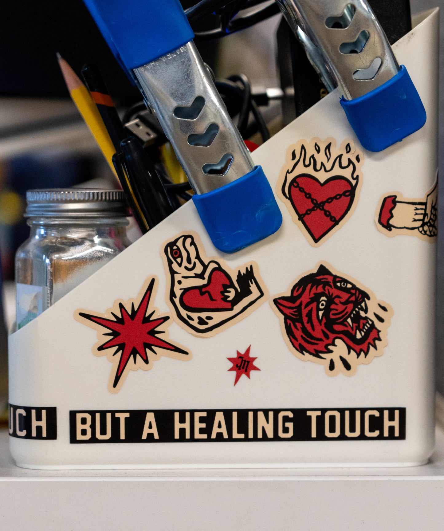 I Don't Need Much But A Healing Touch Sticker Sheet • John Moreland x Oxford Pennant