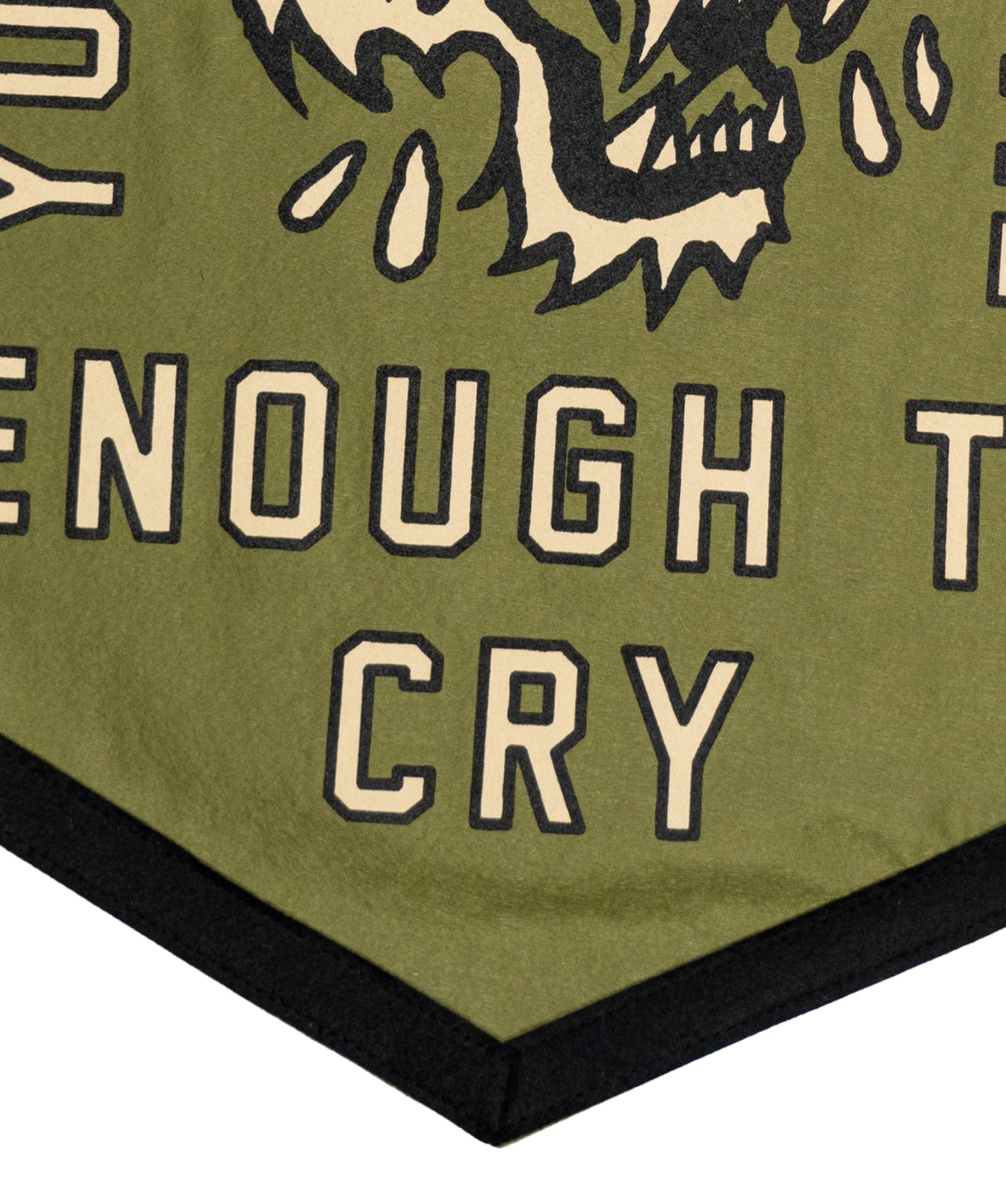 You Don't Care For Me Enough To Cry Camp Flag • John Moreland x Oxford Pennant