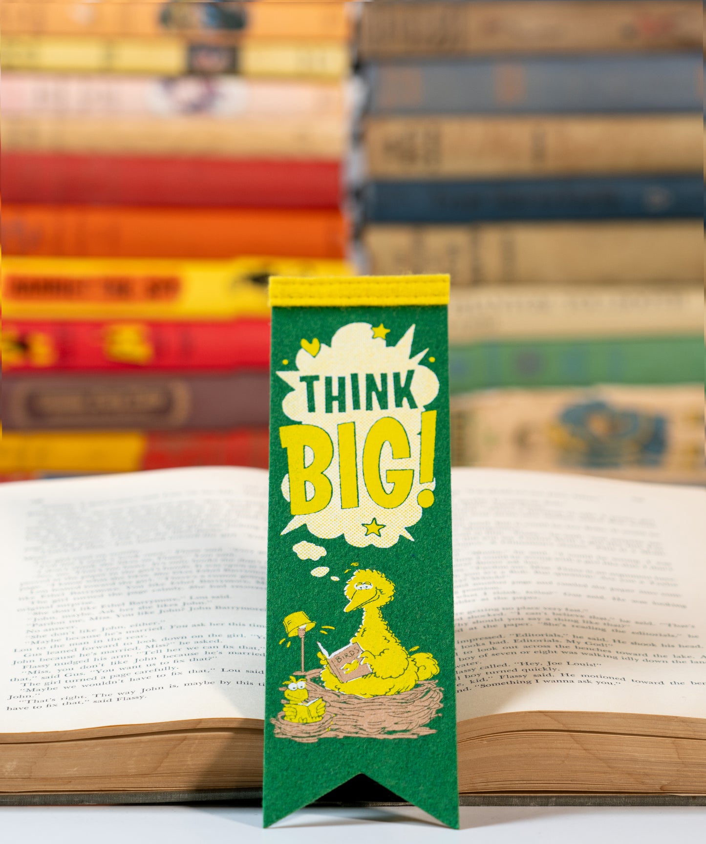 Big Bird Think Big! Bookmark • Sesame Street x Oxford Pennant