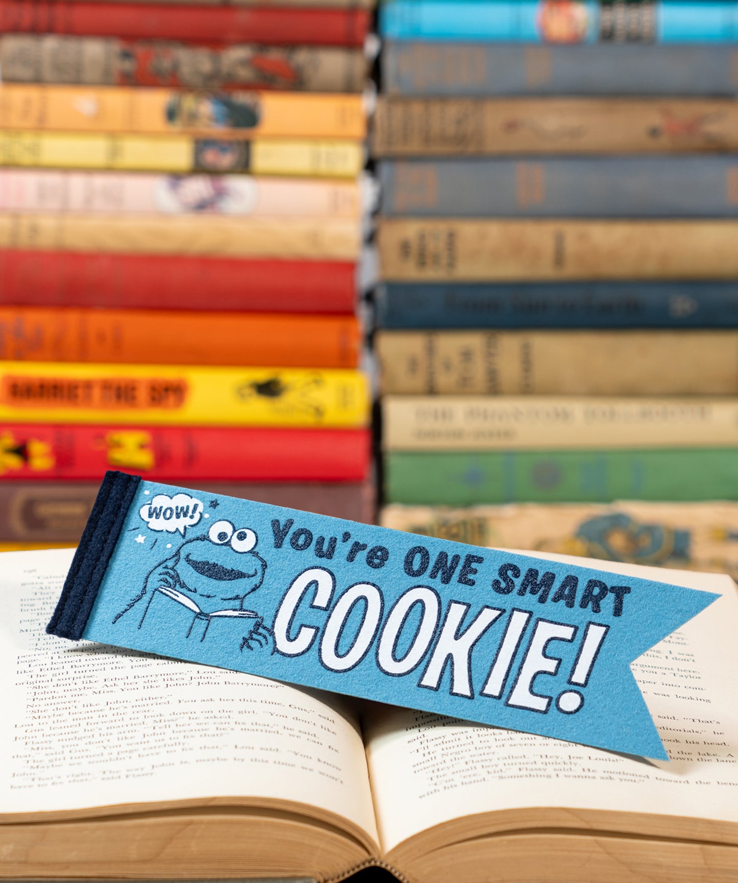 Cookie Monster Bookmark • Sesame Street x Oxford Pennant