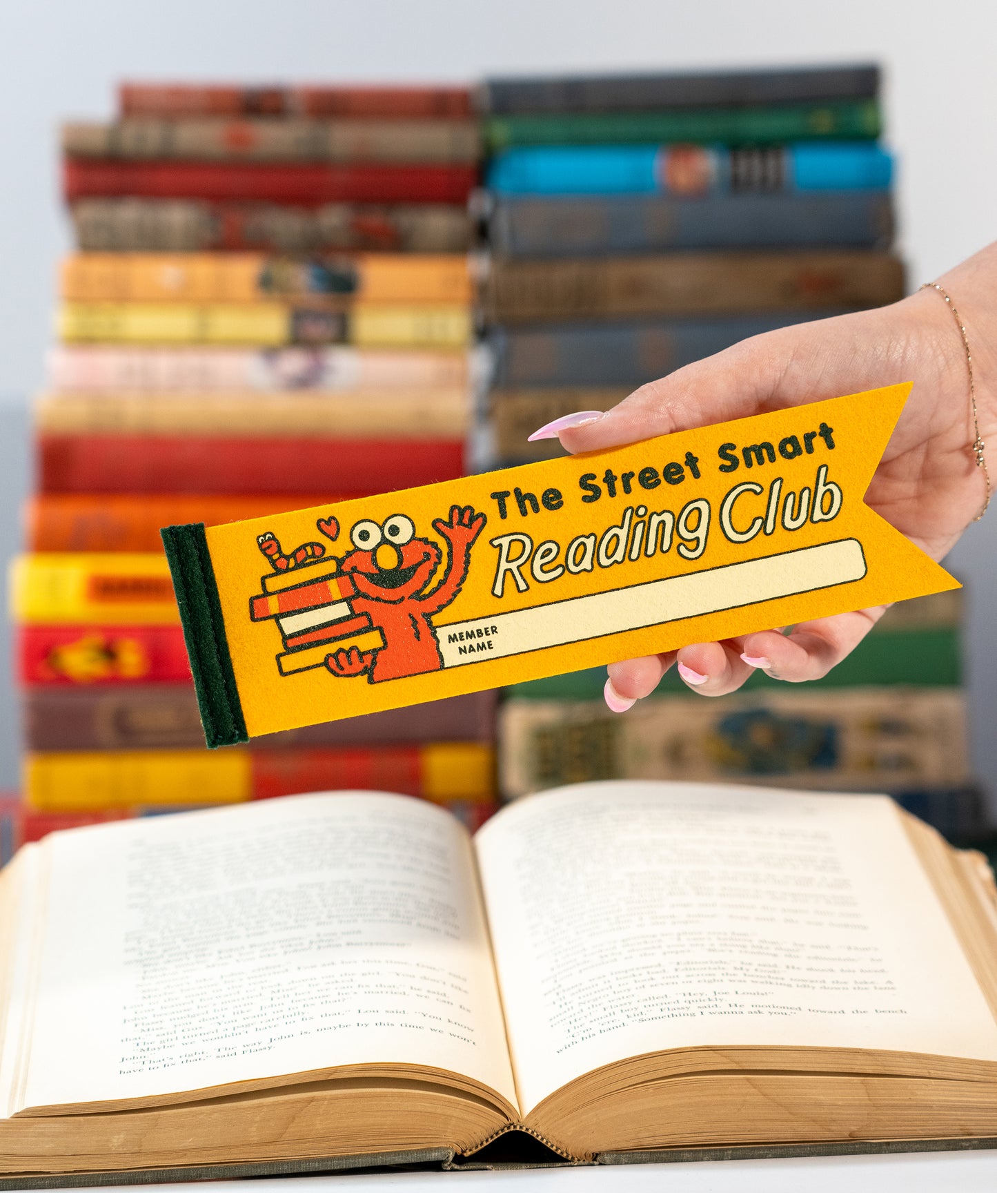 Elmo Reading Club Bookmark • Sesame Street x Oxford Pennant