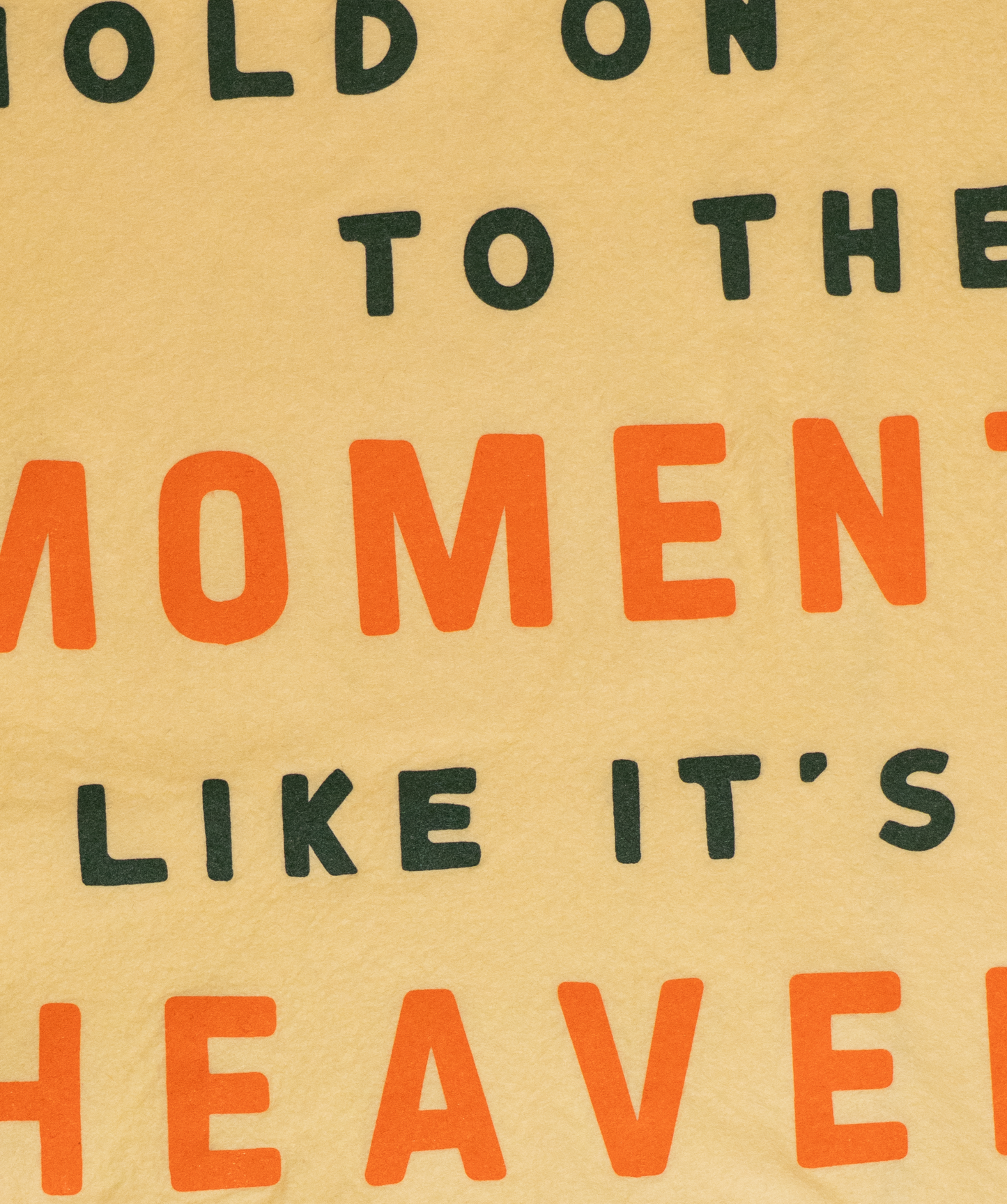 Hold On To The Moment Like It's Heaven Passing Through Camp Flag • Turnpike Troubadours x Oxford Pennant