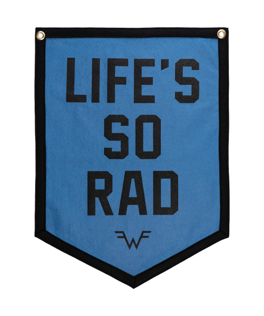 Life's So Rad Camp Flag • Weezer x Oxford Pennant