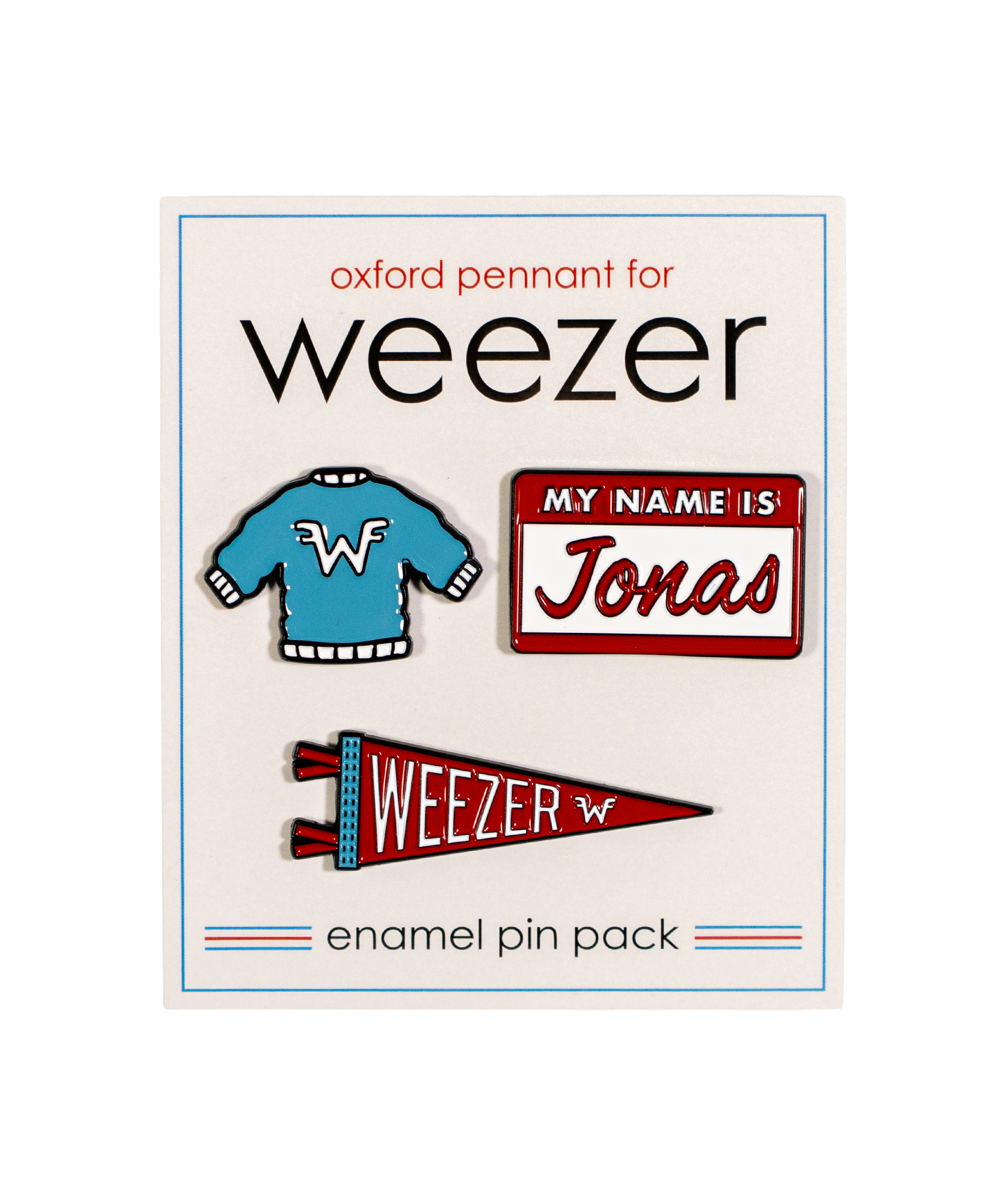 Weezer Enamel Pin Set | Weezer x Oxford Pennant
