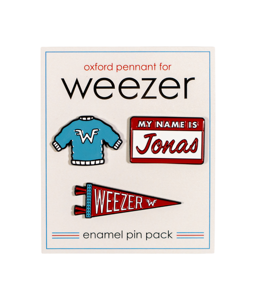 Weezer Enamel Pin Set • Weezer x Oxford Pennant