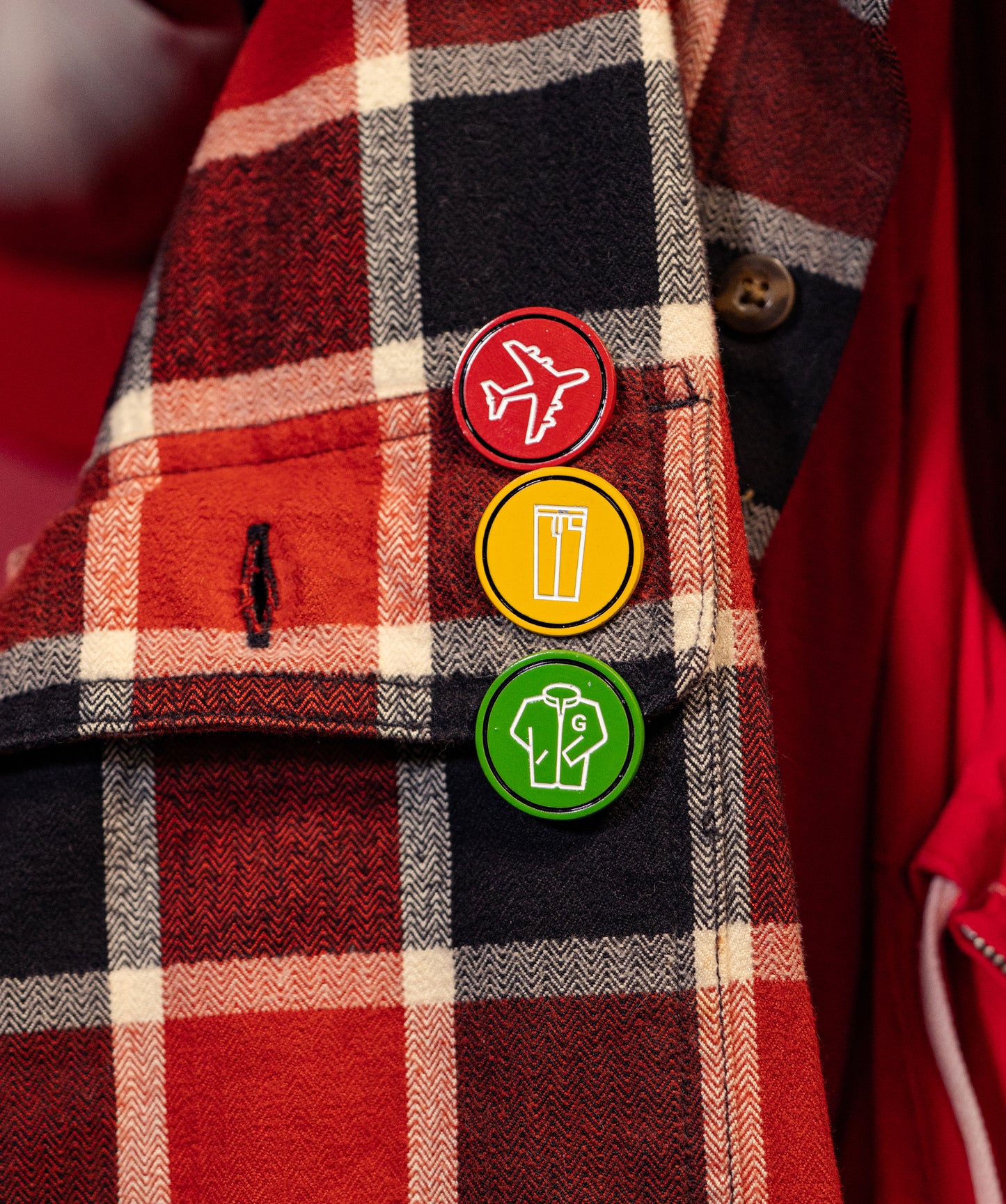 Take Off Your Pants And Jacket Enamel Pin Set • blink-182 x Oxford Pennant
