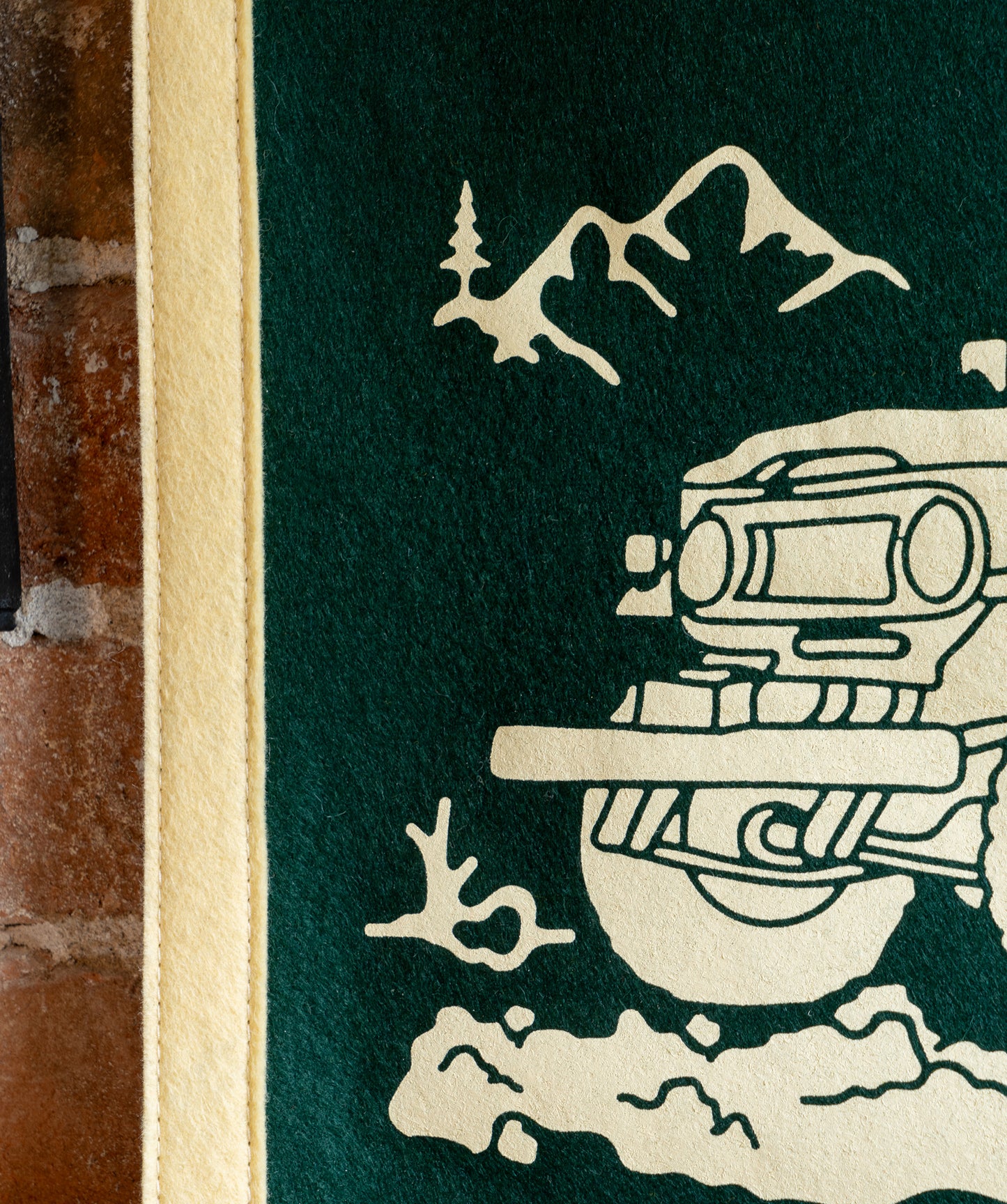 Going to the Mountains is Going Home Camp Flag
